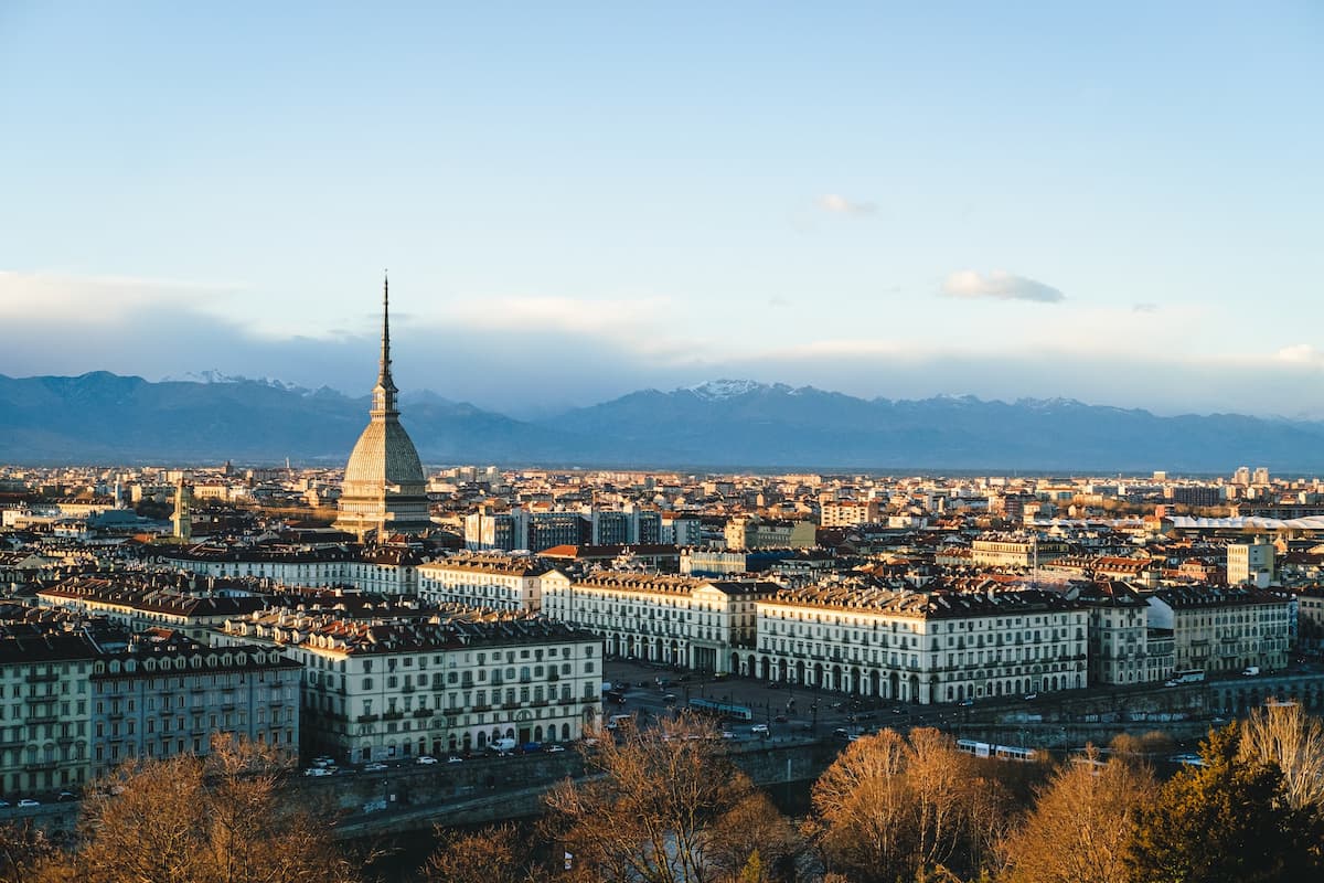 Vista su Torino