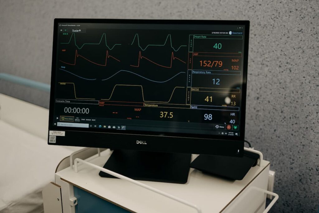 Schermo funzioni vitali