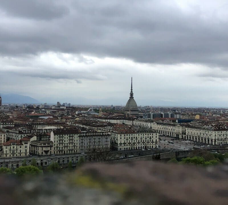 Panoramica della città di Torino.