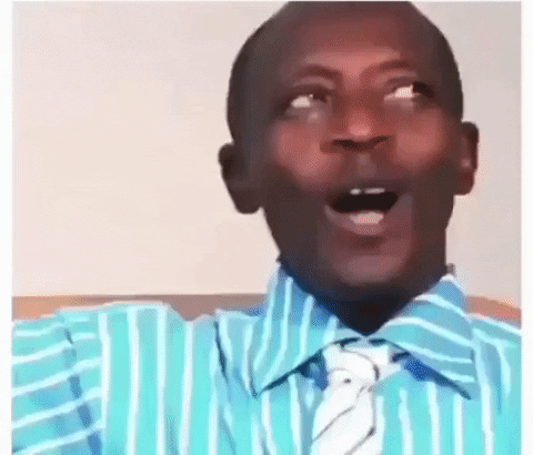Citazione del film ghanese del 2012 Azonto Ghost. Nel film, una donna dice al marito di essere incinta. Lui risponde: "Oh mio Dio! Wow!". Online, le persone usano il clip per esprimere una gioia finta o sarcastica, oltre che una sorpresa generale.