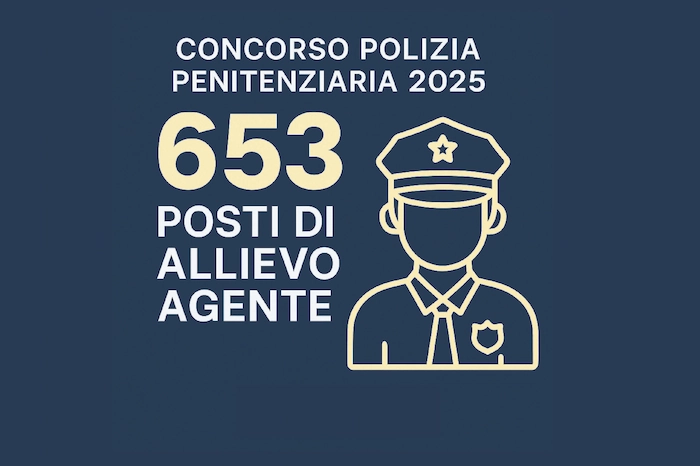 banner per il concorso di polizia penitenziaria 2025