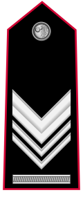 Mostrina grado Brigadiere Capo Qualifica Speciale OR-9b Carabinieri