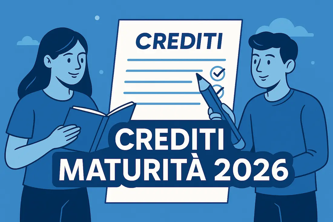 copertina per l'articolo crediti maturità 2026
