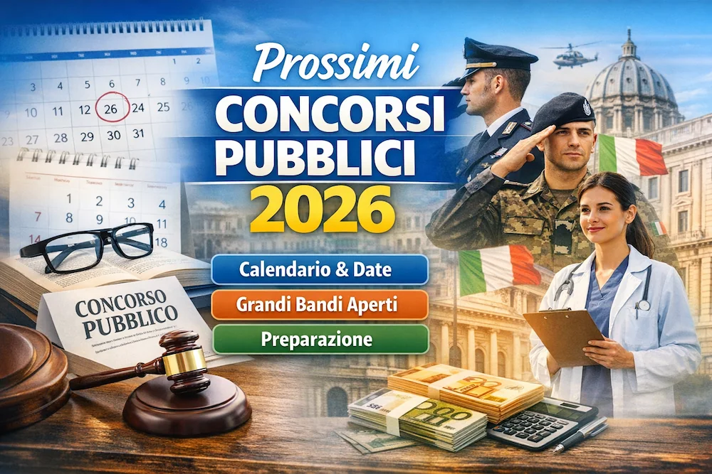 Prossimi Concorsi Pubblici in uscita nel 2026