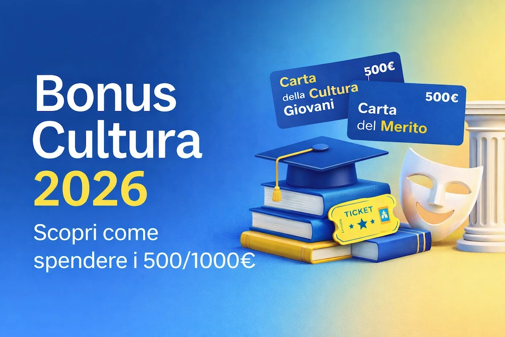 Bonus Cultura 2026: requisiti, domanda, cosa comprare e dove spendere
