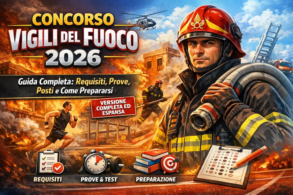 Concorso Vigili del Fuoco 2026: guida completa