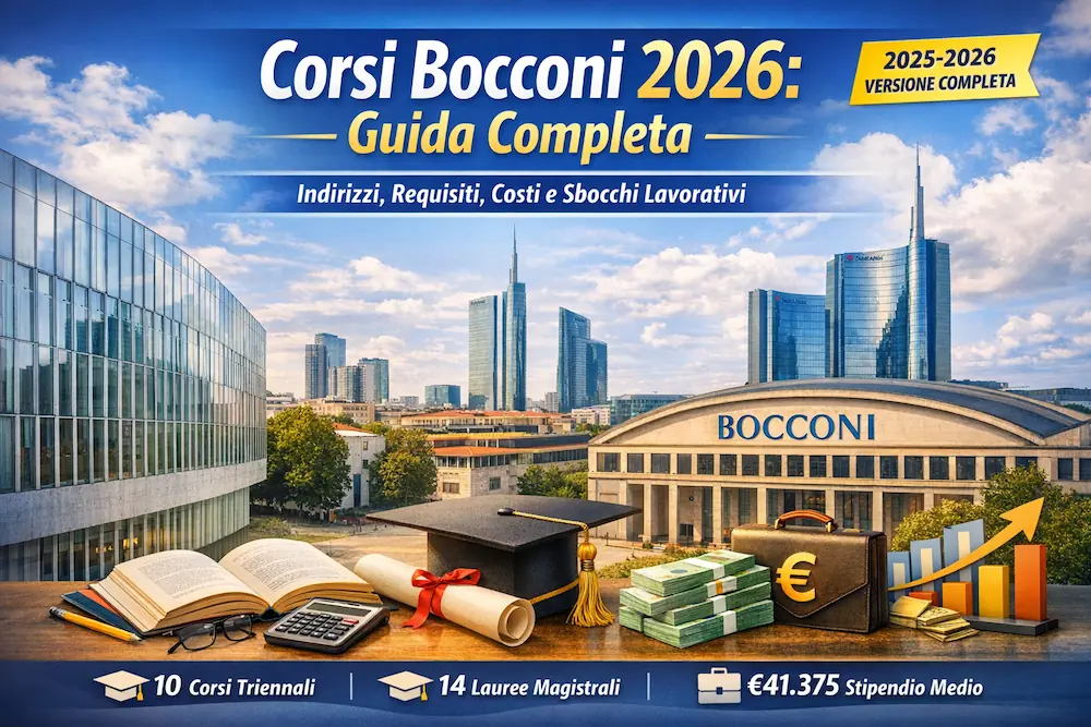 Corsi Bocconi 2026: guida completa a tutti gli indirizzi