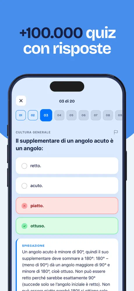 Screenshot 4 dell'app Quiz Concorsi Futura