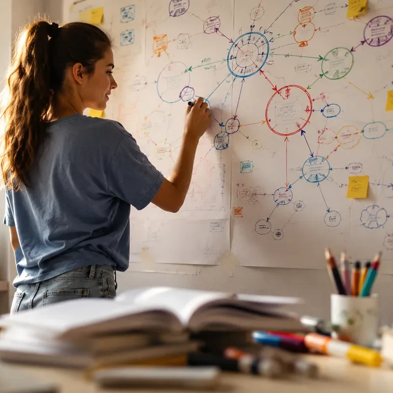 tutor dsa fa schemi per ragazzino dsa alla lavagna