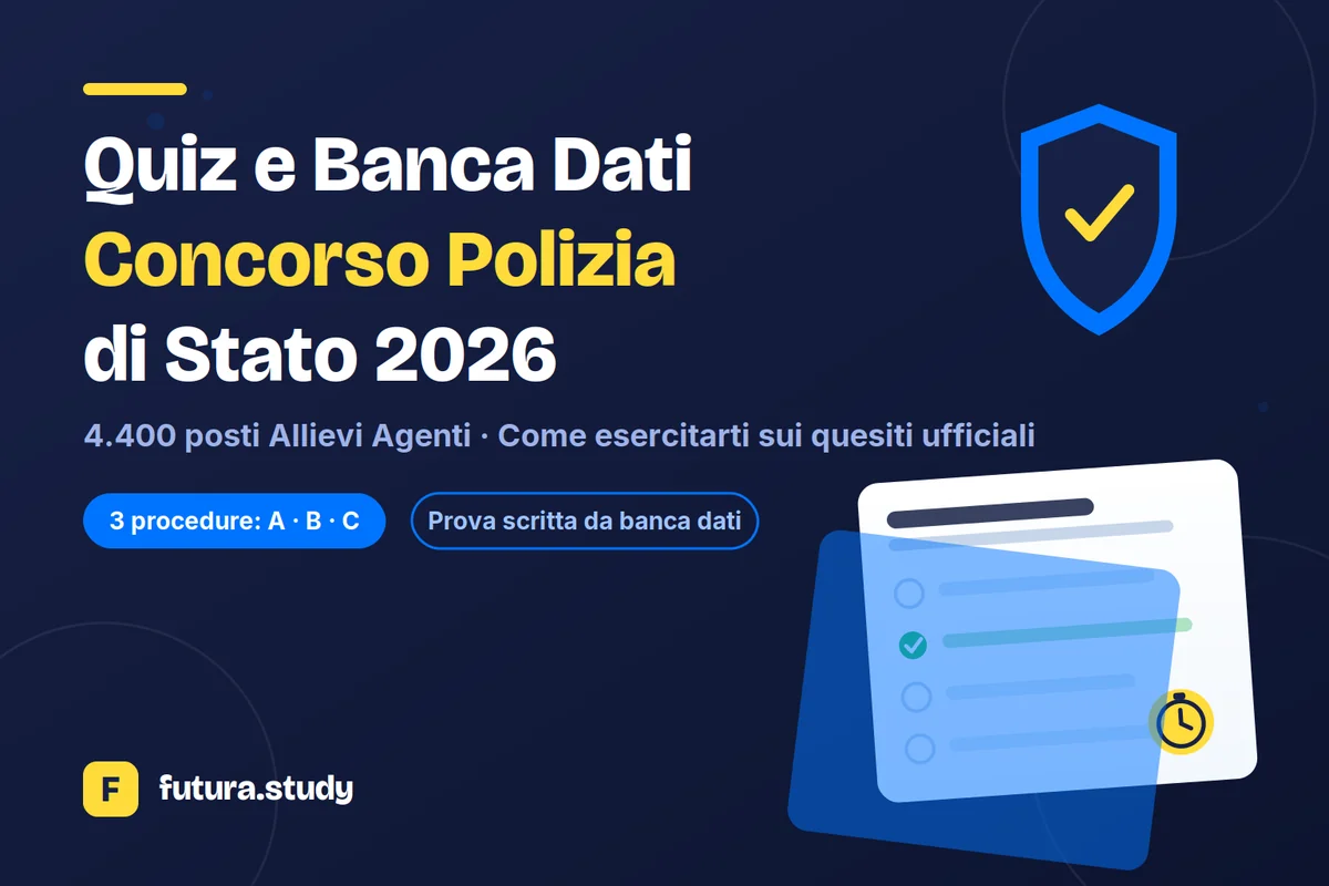 Quiz e banca dati Concorso Allievi Agenti Polizia di Stato 2026