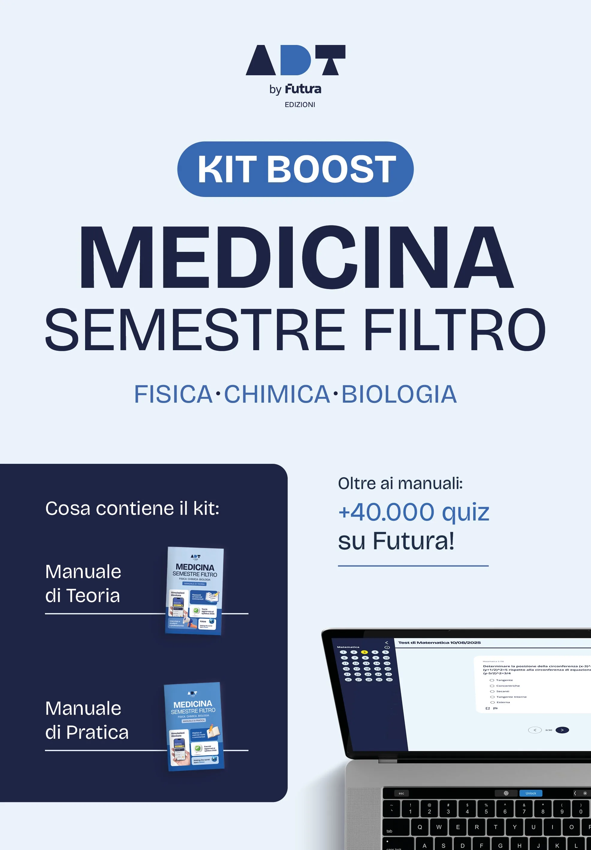 Kit Boost Semestre Filtro Medicina — copertina del manuale