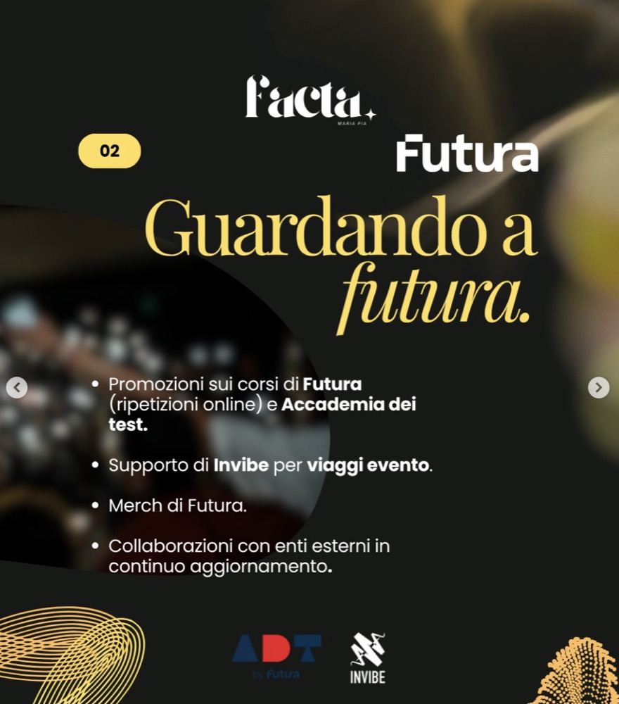 Guardando a Futura, partnership