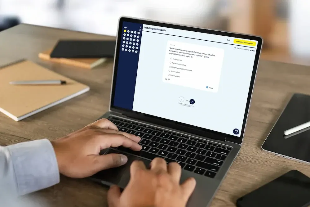 Simulatore Futura aperto su computer
