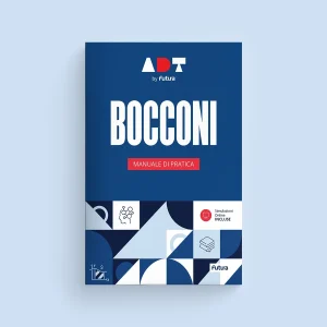 Copertina del manuale di preparazione di pratica per il test Bocconi