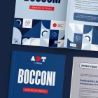 Interni e copertina del manuale di preparazione (Kit Teoria + Pratica) per il il test Bocconi