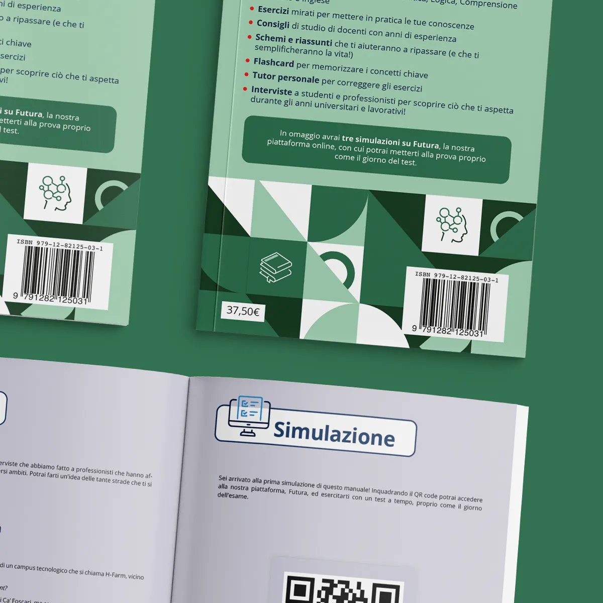 Interni e copertina del manuale di preparazione (teoria) per il tolc-e