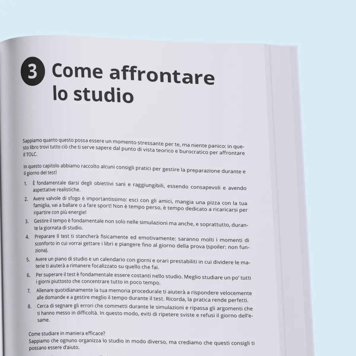 Interni del manuale di preparazione (Pratica) per il test di Professioni Sanitarie