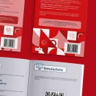 Interni e Copertina del manuale di preparazione (Kit Teoria+Pratica) per il test di Medicina Università Private