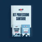 Copertina del manuale di preparazione (Kit Teoria + Pratica) per il test di Professioni Sanitarie